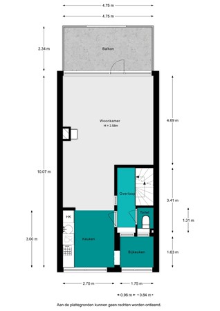 Plattegrond - Plataanstraat 9, 4793 BA Fijnaart - Plataanstraat 9 - 1e verdieping - 2D.jpg